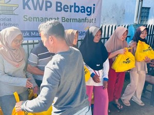 KWP Gandeng Bank Mandiri Salurkan 2.000 Paket Sembako