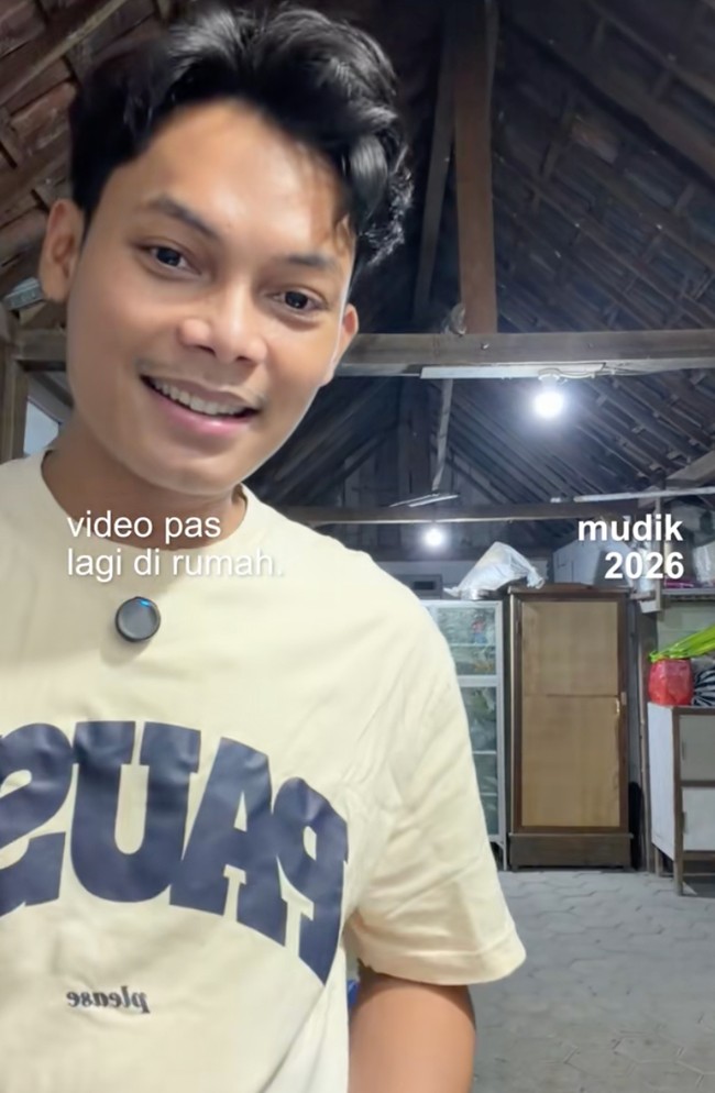 Influencer Ganta pulang ke Ngawi, Jawa Timur, untuk merayakan Lebaran. Momen mudik Ganta ini kerap ditunggu netizen karena influencer tersebut kerap memperlihatkan kehidupannya di desa. Foto: Dok. Instagram