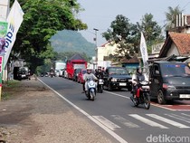 Macet 15 Km, Polisi Berlakukan 28 Kali One Way di Jalur Garut