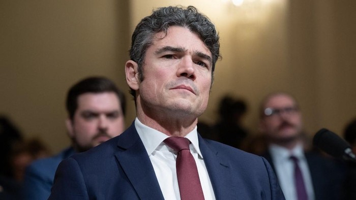 Joseph Kent, mantan Direktur Pusat Kontraterorisme Nasional (NCTC), memberikan kesaksian selama sidang Komite Keamanan Dalam Negeri DPR yang berjudul Ancaman Dunia terhadap Tanah Air di Capitol Hill di Washington DC, pada 11 Desember 2025.
