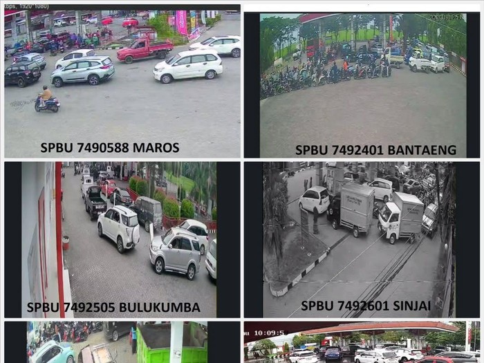 Pantauan situasi di sejumlah SPBU di Sulsel.