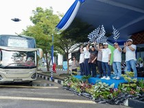 Pusri Palembang Berangkatkan 250 Pemudik Secara Gratis ke Pulau Jawa