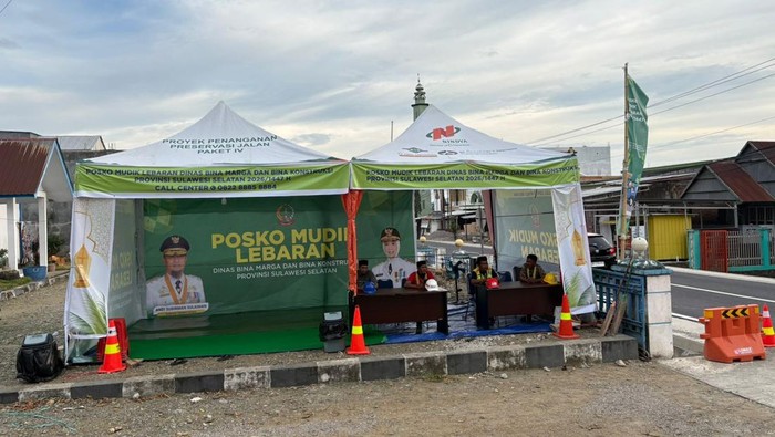 Pemprov Sulsel menyiapkan posko layanan mudik lebaran di jalur preservasi jalan MYP di Wajo.