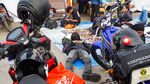 Pemudik Motor Padati SPBU Subang, Antre Isi BBM dan Beristirahat