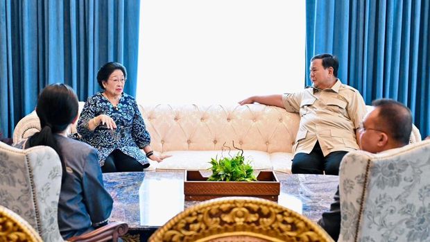 Pertemuan Prabowo dan Megawati di Istana pada 19 Maret 2026