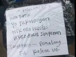 Pesan Kocak Pemotor Mudik Lebaran, Bikin Ngakak!