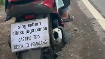Betul! Semua pemudik mesti jaga kesabaran ya! Foto: Instagram