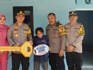 Polres Bogor Serahkan Lagi 4 Unit Renovasi Rutilahu, Kado Lebaran untuk Warga