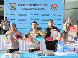 Polisi Sikat Komplotan Curanmor di Tangerang, 7 Debt Collector Gadungan Ditangkap