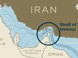 Skenario Operasi Pembukaan Selat Hormuz dalam Simulasi Komputer