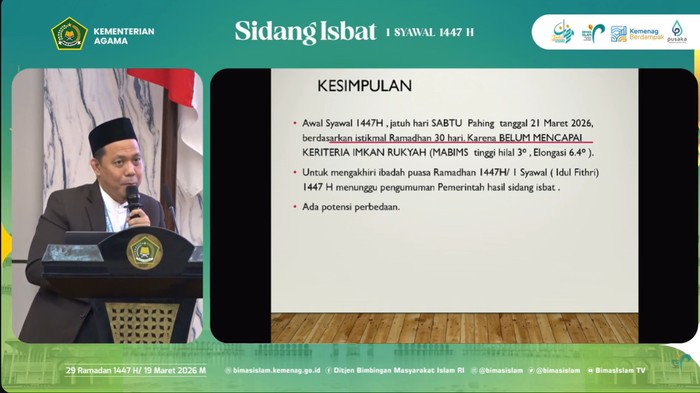 Seminar posisi hilal penentuan 1 Syawal 1447 H.