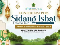 Link Live Sidang Isbat Lebaran 2026, Hasilnya Diumumkan Hari Ini