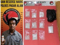 Pria di Pagar Alam Diringkus dalam Kamar Hotel Saat Hendak Edarkan Narkoba