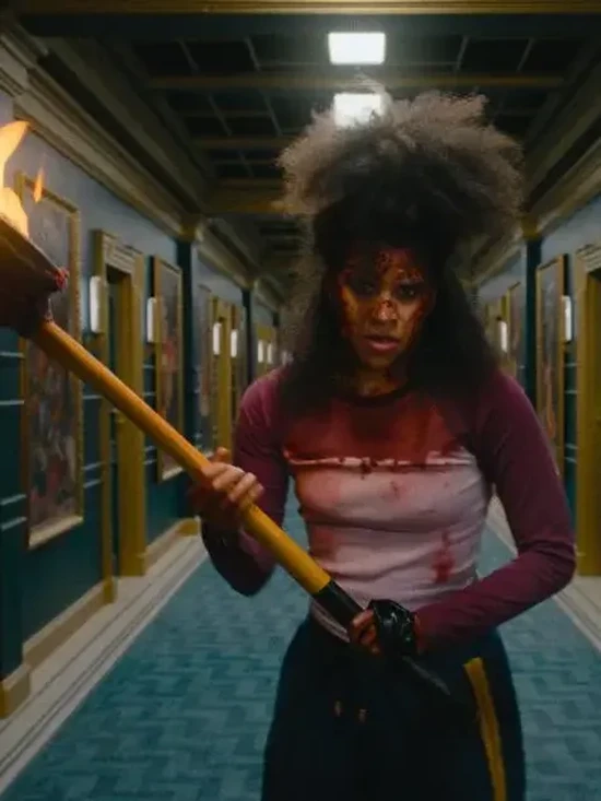 Cuplikan adegan dalam film They Will Kill You (2026).