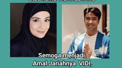 Shireen Sungkar Wakafkan Sumur Atas Nama Vidi Aldiano