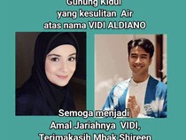 Shireen Sungkar Wakafkan Sumur Atas Nama Vidi Aldiano