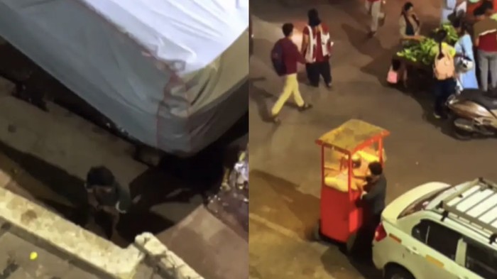 Viral! Pedagang Popcorn Terekam Buang Air Kecil, Langsung Lanjut Jualan