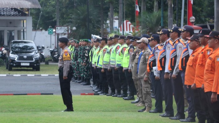 Aparat gabungan disiagakan amankan malam takbiran di Kota Blitar