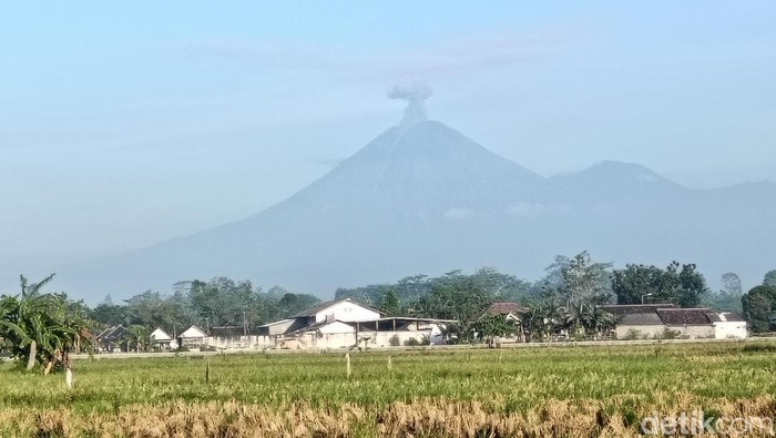 Erupsi gunung Semeru jelang Idul Fitri.