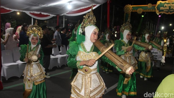 Festival Musik Patrol Malam Takbiran di Kediri.