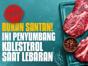 Infografis: Deretan Penyumbang Kolesterol saat Lebaran, Santan Tak Termasuk!