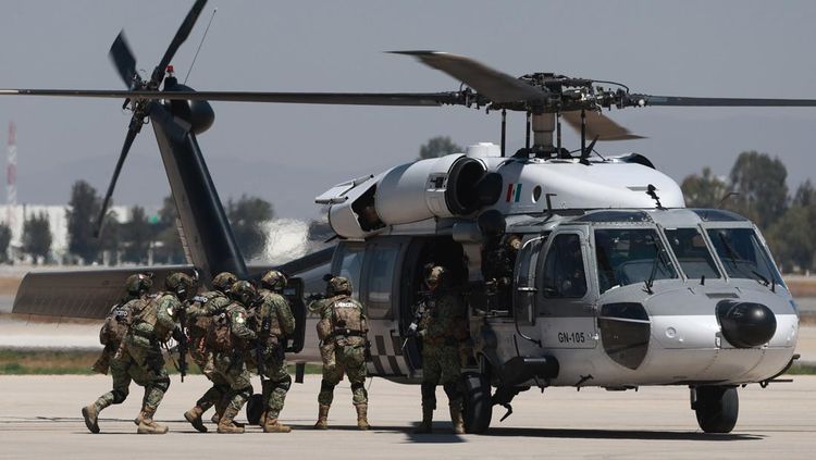 Jelang Piala Dunia 2026, Militer Meksiko Gelar Latihan