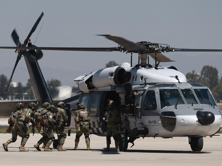 Jelang Piala Dunia 2026, Militer Meksiko Gelar Latihan