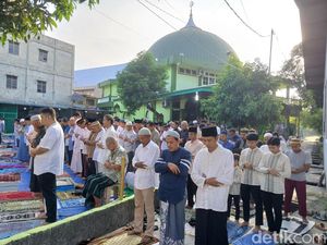 Jemaah Muhammadiyah Salat Id di Masjid Taqwa Medan Sunggal, Ini Pesan Khatib