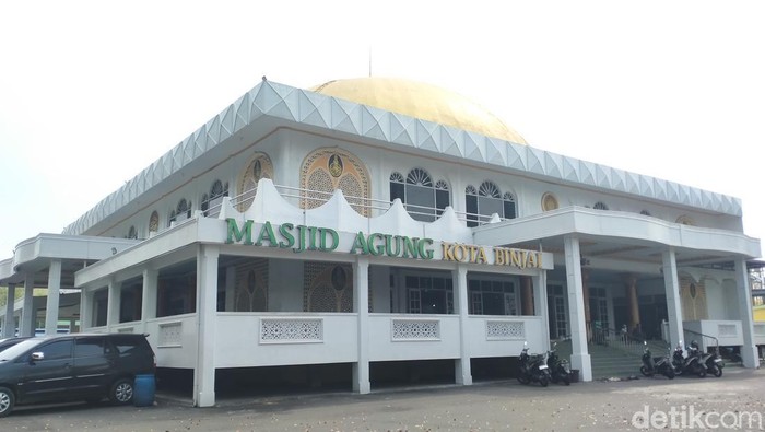 Keterangan foto: Masjid Agung Kota Binjai (Laila Syakira/detikSumut)