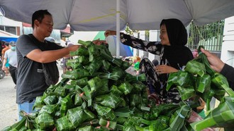Laris Manis Kulit Ketupat Daun Pandan