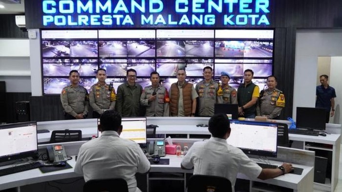Makota Command Center (MCC) di Gedung Wira Pratama Polresta Malang Kota