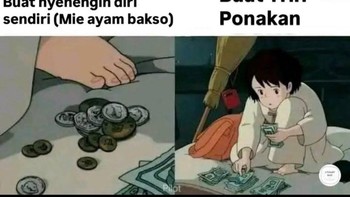 Yang penting bocil pada happy. Foto: X/@melongena_L