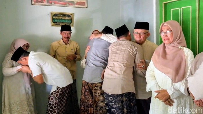 Momen Lebaran di Desa Gontor Ponorogo, Jumat (20/3/2026).