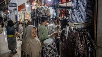 Pasar Batik Pekalongan Ramai, Penjualan Naik Signifikan