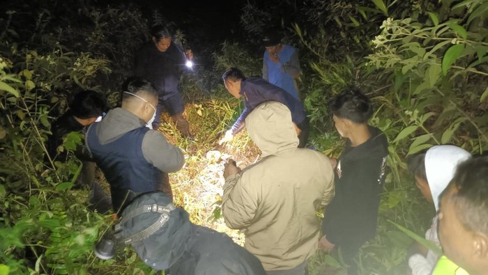 Penemuan kerangka manusia di hutan Garut