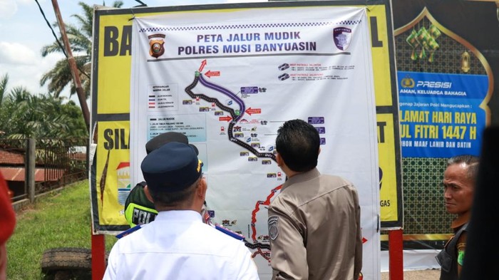 Peninjauan jalur mudik oleh Pemkab Muba.