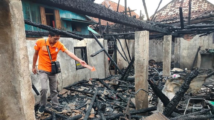 Rumah terbakar di Prabumulih yang tewaskan 3 orang