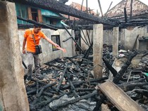 Rumah Terbakar di Prabumulih Diduga Korsleting Listrik Mesin Air