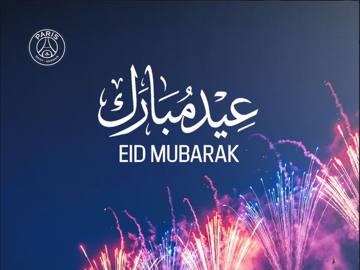 Paris Saint-Germain megucapkan Selamat Idulfitri untuk seluruh umat Islam di dunia. (Foto: dok.Instagram)