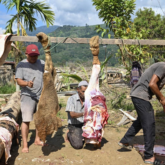 Penyintas Bencana di Gayo Lues Gelar Tradisi Meugang Jelang Lebaran