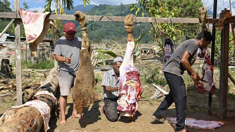 Penyintas Bencana di Gayo Lues Gelar Tradisi Meugang Jelang Lebaran
