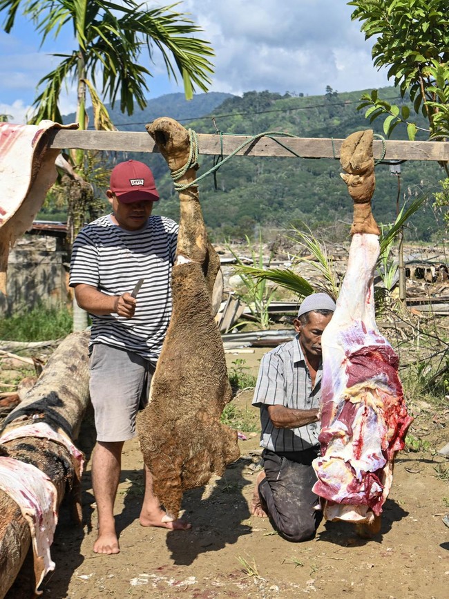 Penyintas Bencana di Gayo Lues Gelar Tradisi Meugang Jelang Lebaran