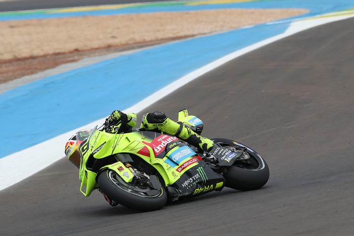 GOIANIA, BRAZIL - MARCH 21: Fabio Di Giannantonio of Italy riding the Pertamina Enduro VR46 Ducati (49) during qualifying ahead of the MotoGP of  Brazil at Autodromo Internacional de Goiania - Ayrton Senna on March 21, 2026 in Goiania, Brazil. (Photo