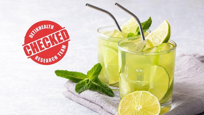 green tea dan air jeruk untuk menetralkan makan enak