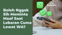 Hukum Minta Maaf Lewat WA Saat Lebaran