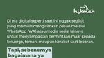 Hukum Minta Maaf Lewat WA Saat Lebaran