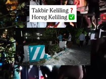 Takbiran Sound Horeg Viral gegara Bongkar Pagar Jembatan Supaya Bisa Lewat