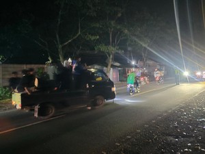 Nekat Pawai Bedug Saat Takbiran, Konvoi Pikap Diputar Balik di Cianjur