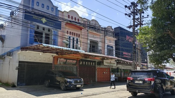 Suasana Hari Raya Idul Fitri di Kota Langsa, Aceh, tampak sunyi di sepanjang  jalan raya. (Nanda Marbun/detikcom)