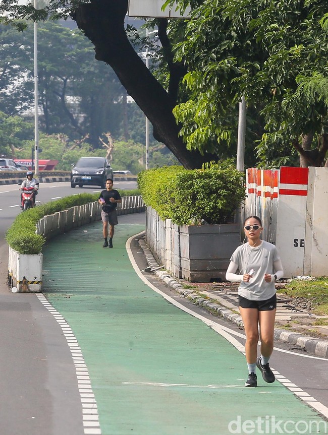 Lebaran di Jakarta, Jalan Sudirman Lengang Tanpa Kemacetan